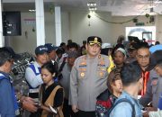 Kapolres Pelabuhan Tanjung Priok, Cek dan Kontrol Pengamanan Arus Balik Lebaran Penumpang Kapal
