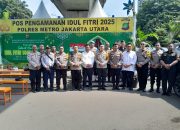 Kapolres Metro Jakarta Utara Tinjau Pospam Bundaran MKG Kelapa Gading