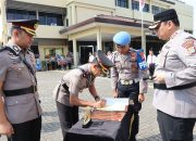 Kapolres Pelabuhan Tanjung Priok Pimpin Sertijab Wakapolres dan Kasatsamapta