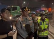 Polres Priok-Ditlantas Polda Metro Berjibaku Atasi Macet Akibat Lonjakan Truk Peti Kemas
