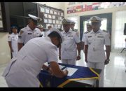 Lanal Bengkulu Laksanakan Tradisi Meelopen Dalam Sertijab Dankal Pulau Mego dan Ratu Samban