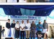 Lanal TBA Dukung Kesehatan Masyarakat Lewat Bhaksos TZU CHI Ke-148