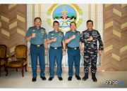 Komandan Lanal Bandung Dampingi Aspotmar Kasal Kunjungi Gubernur Jabar Jalin Silaturahmi