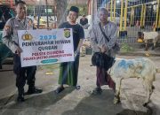 Polsek Cilincing Salurkan Hewan Kurban untuk Warga Sekitar