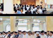 Danlanal Simeulue Bersama Forkopimda Kabupaten Simeulue Laksanakan Sholat Idul Adha 1446 H di Masjid TGK Khalilullah