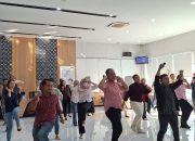 Tingkatkan Kesehatan dan Semangat Kerja, BRI BO Jakarta Daan Mogot Gelar Senam Pagi Rutin