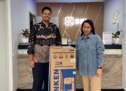 Wujud Apresiasi kepada Nasabah, BRI KCP Intercon Serahkan Hadiah Panen Hadiah Simpedes