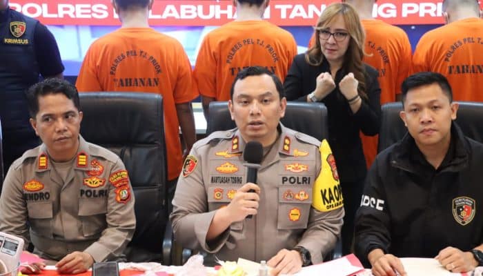 “Polres Pelabuhan Tanjung Priok Ungkap Pengoplos Gas 3 Kg Subsidi ke Tabung Portable”