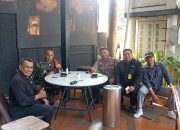 Bhabinkamtibmas Bersama Babinsa Kebon Kacang Saling Koordinasi Dengan Hotel Swisbell Memastikan Wilayah Kondusif