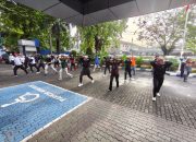Gerak Bersama, Sehat Bersama: Insan Brilian BRI Tangerang Ahmad Yani Gelar Senam Sehat Jumat Pagi